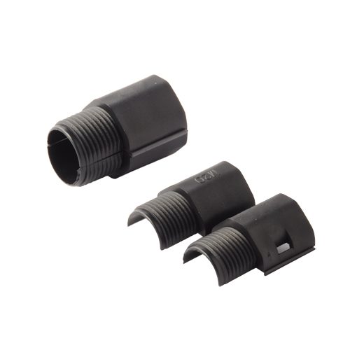 M16 Black PVC Straight Gland C W Locknut Remora Electrical Limited   Nylon Conduit Gland 500x500 