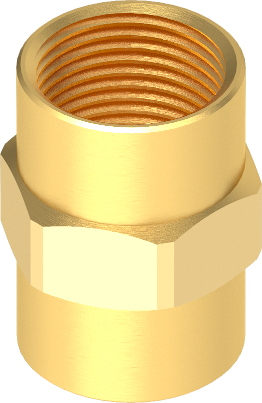 Metric Brass Coupler - Remora Electrical Limited