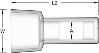 Closed End Connector Drawing